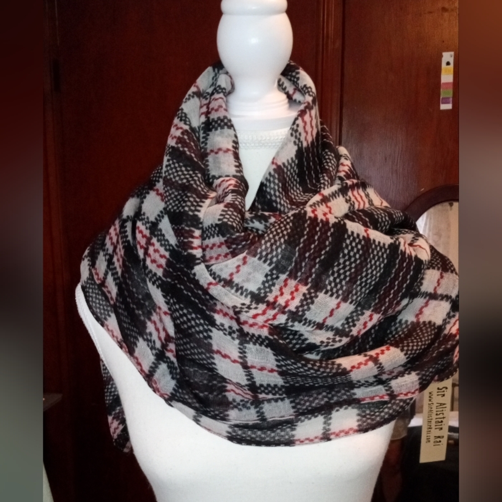 Nwt Black Scarf